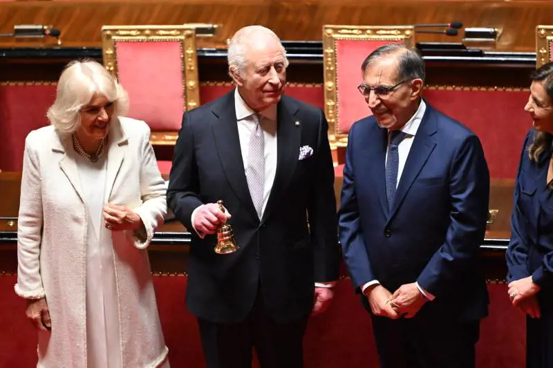 Re Carlo in Parlamento parla in italiano: "Spero di non rovinare la vostra lingua"