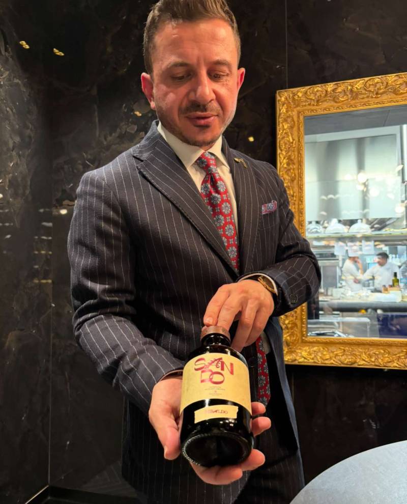 San Domenico, il sommelier Francesco Cioria