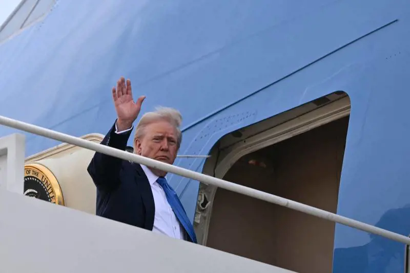 L'arrivo di Donald: "Vedrò Giorgia"