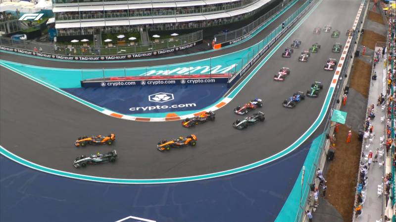 F1 Miami sprint partenza