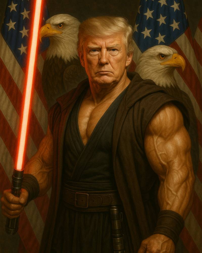 "Che il 4 maggio sia con voi". Prima il Papa, ora Trump diventa pure un jedi