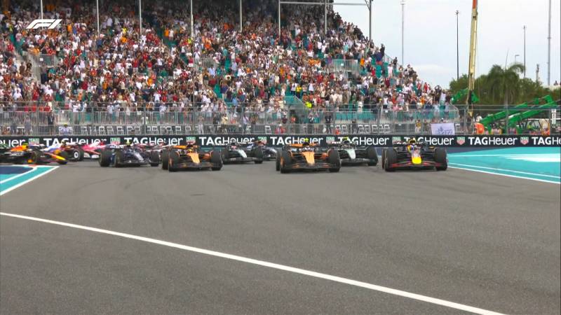 F1 Miami gara partenza