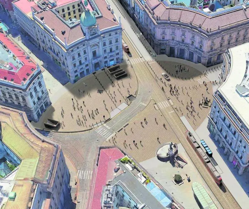 Piazza Cordusio, il restyling avanza da oggi tornano a circolare i mezzi