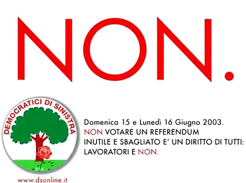 "Un diritto astenersi". La memoria corta della sinistra sul referendum