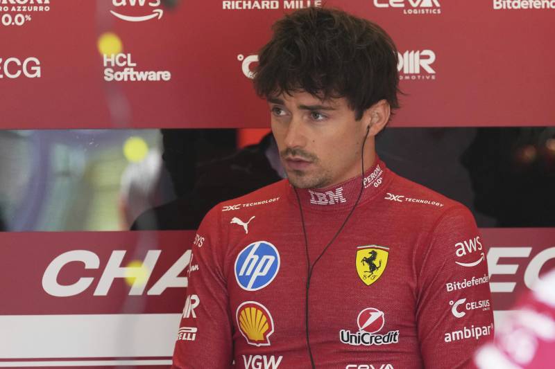 F1 Imola Q1 Leclerc box