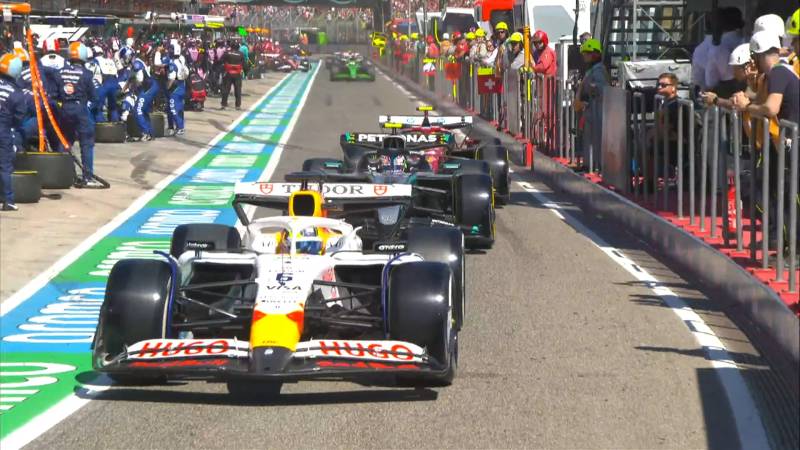 F1 Imola gara box VSC