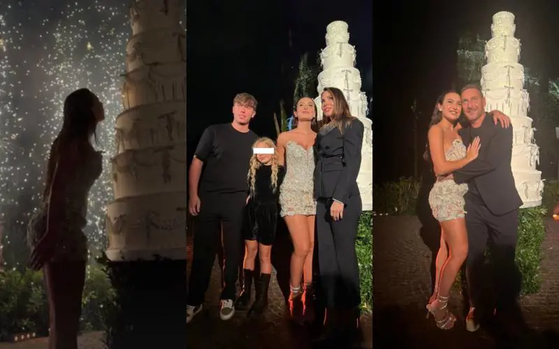 Dentro la festa di Chanel Totti: il "no" di Ilary alla foto con Francesco e il grande assente