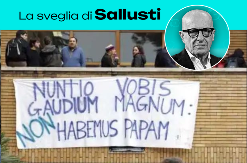 La sveglia di Sallusti - Trump, Ratzinger e le giravolte della sinistra