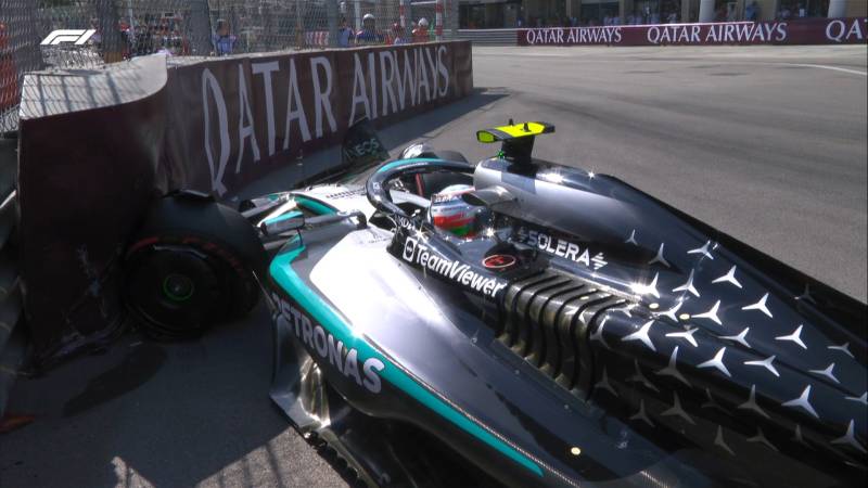 F1 Monaco Q1 Antonelli incidente
