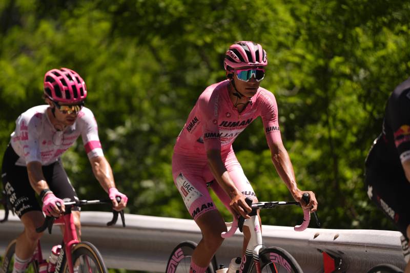 Giro 2025 tappa 19 Del Toro Carapaz