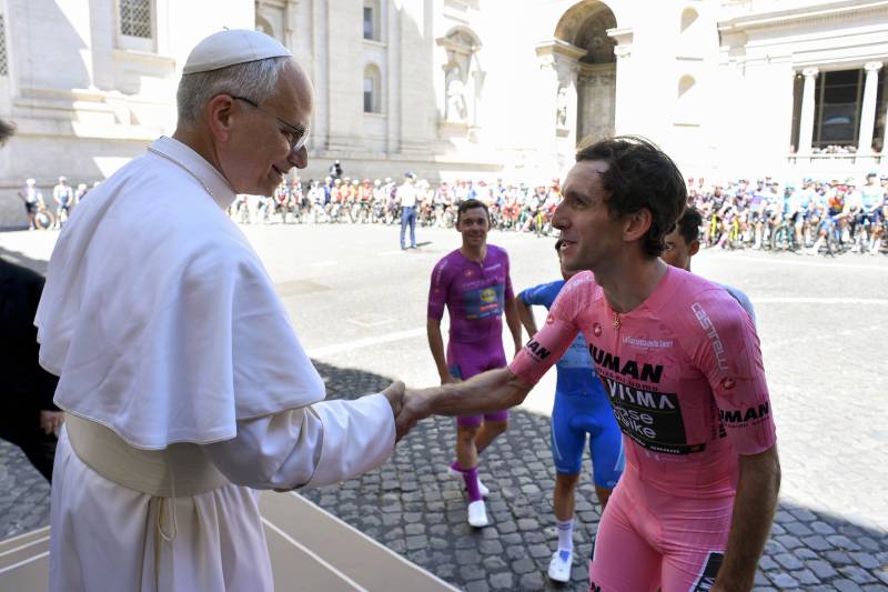 Giro 2025 tappa 21 Yates Papa Leone