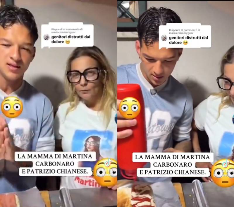 La madre di Martina Carbonaro e l’hot dog in ricordo della figlia: scoppia la bufera sui social