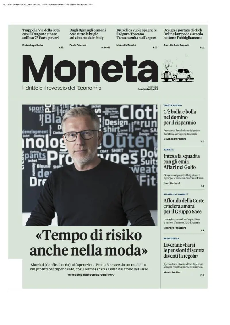 Moneta, la moda cambia bussola. Spettro bolla sul risiko bancario