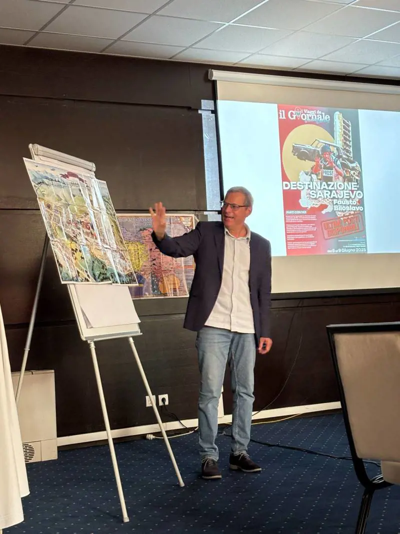 Al via l’Academy del Giornale per giornalisti a Sarajevo: inizia il viaggio con Fausto Biloslavo