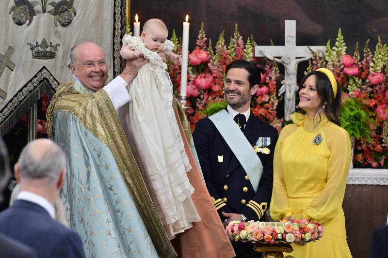 Il battesimo della principessa Ines di Svezia
