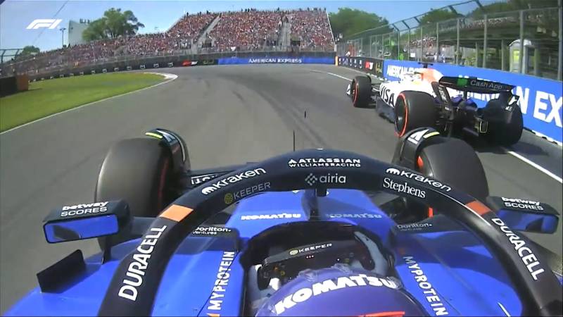 F1 Canada Q1 Sainz Hadjar