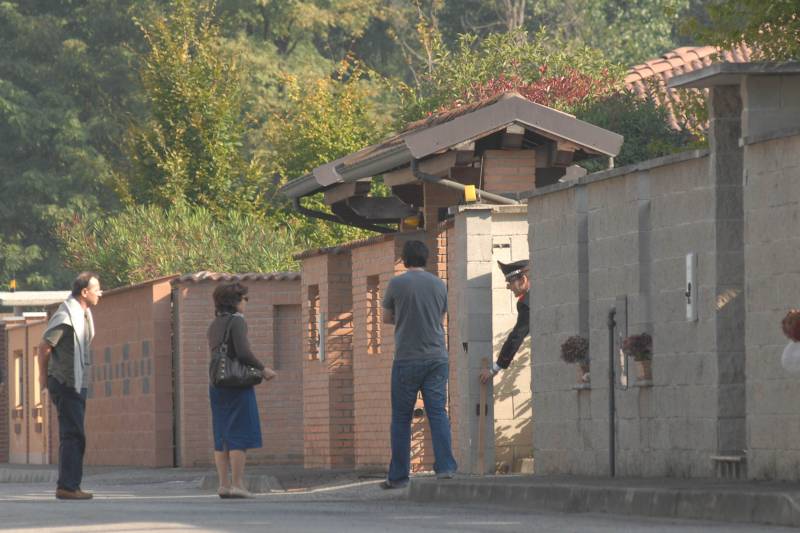I rilievi dei Ris nel 2007 nella villetta di Garlasco
