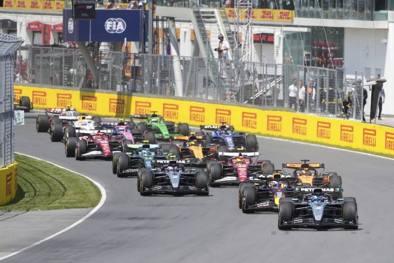 F1 Canada gara partenza