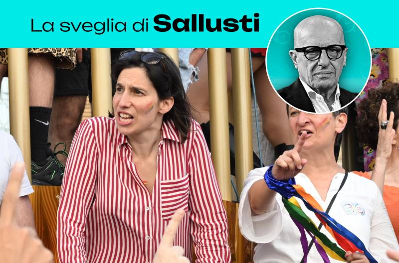 La sveglia di Sallusti - Gay, forza Schlein: vai a Teheran