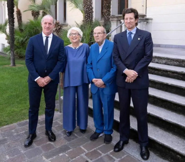 Da sinistra: Luca Zaia, Giustina Destro, Bert Blaauw ed Ernesto Fürstenberg Fassio