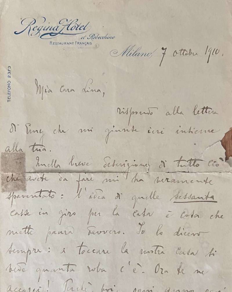 Lettera Mascagni