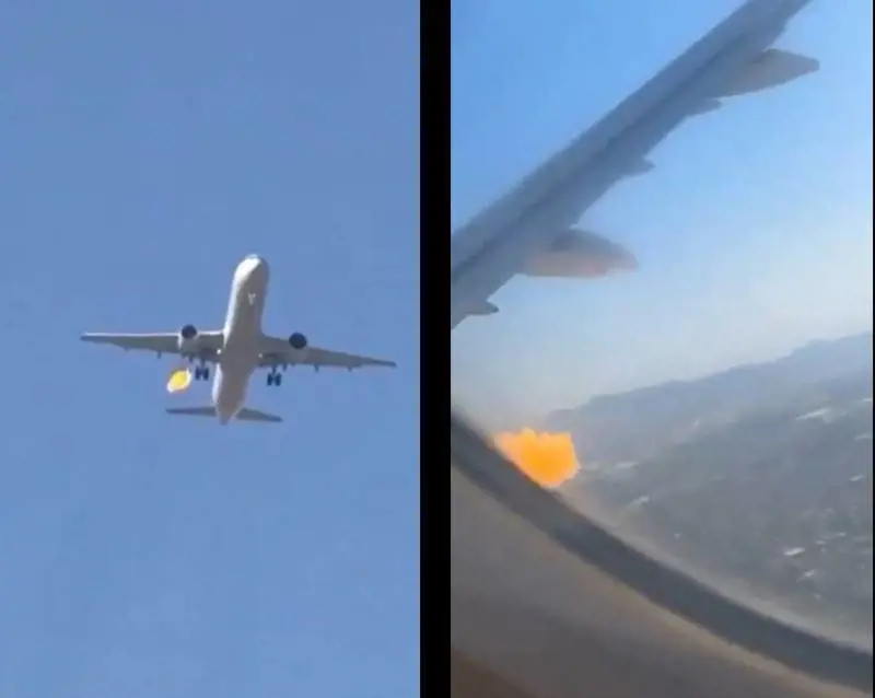 Motore in fiamme, panico in alta quota: cos'è successo al volo dell'American Airlines