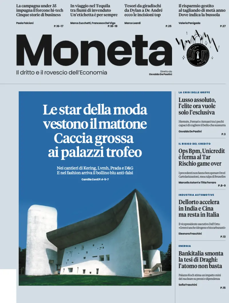 Moneta, il lusso diventa assoluto. Atomo, Bankitalia snobba Draghi