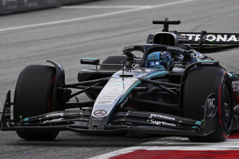 F1 Austria FP1 Russell