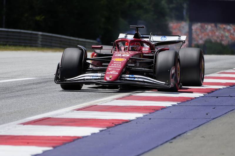 F1 Austria FP3 Leclerc