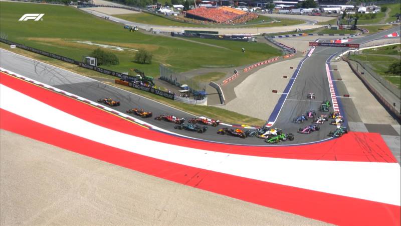 F1 Austria gara Antonelli Verstappan incidente