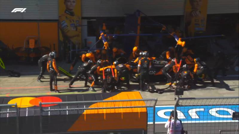 F1 Austria gara Piastri box