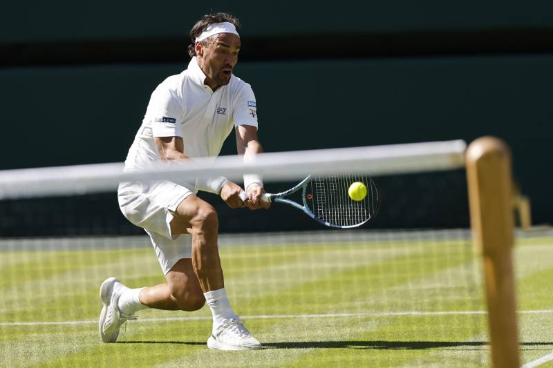 Wimbledon, Fognini fa sognare con Alcaraz ma alla fine cede al quinto set