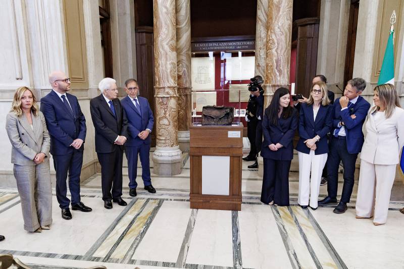 Borsellino, Meloni all'inaugurazione della mostra in Parlamento: "Italia ha diritto di conoscere la verità"