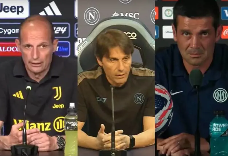 Serie A, Conte sopra tutti, poi Allegri e Gasperini: la classifica degli allenatori più pagati