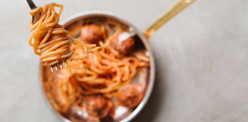 Spaghetti con polpette