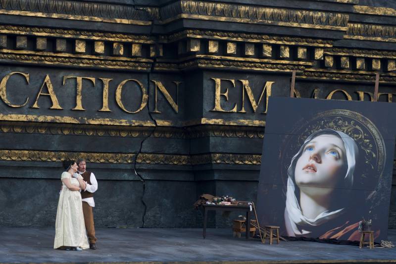 "Una Tosca fedele a Puccini. Le critiche? Sono abituato"