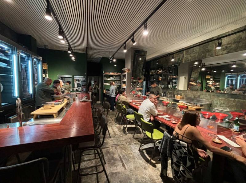 Azabu 10, la sala del ristorante