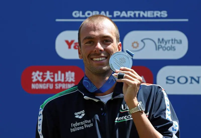 Mondiali di nuoto, Paltrinieri d’argento con il dito rotto. "La mia gara più dura"