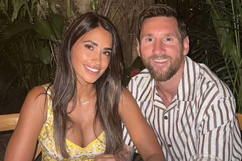Antonella Roccuzzo e Leo Messi (Foto Instagram)