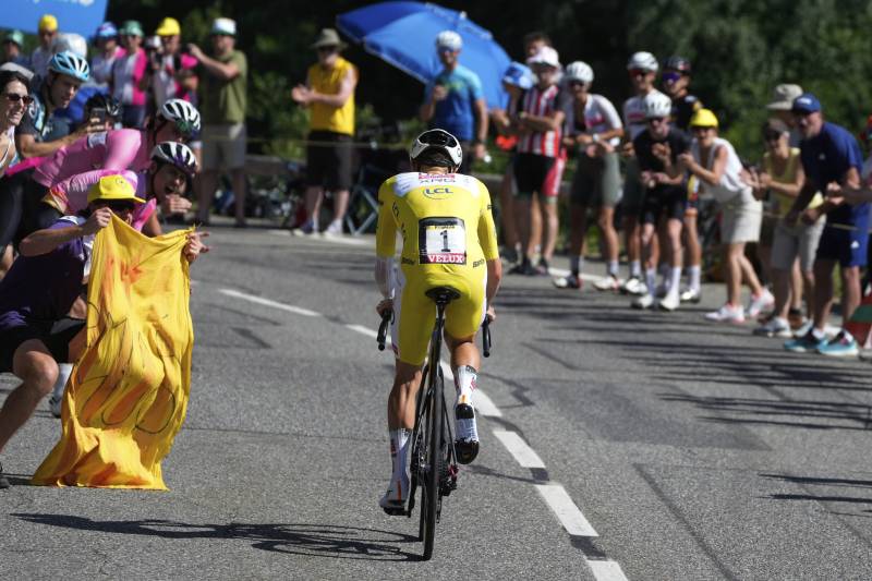 Tour 2025 tappa 13 Pogacar 2