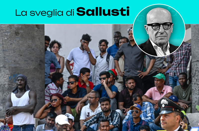 La sveglia di Sallusti - Sinistra e Anm paghino il conto dei migranti