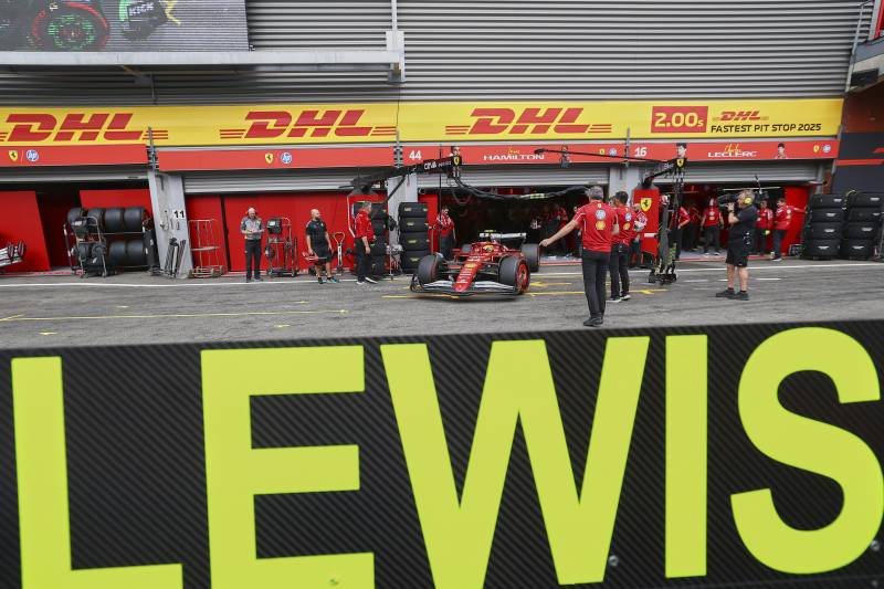 F1 Belgio Sprint Hamilton box