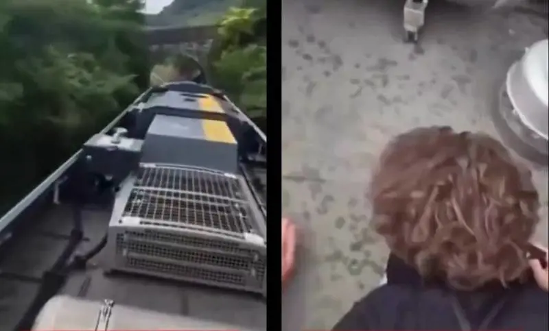 Dilaga il train-surfing: l'ultima follia dei ragazzi appesi al treno in corsa