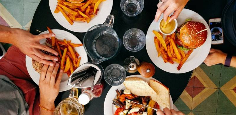Alimentazione sbilanciata in vacanza