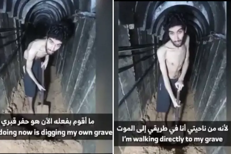 "Sto scavando la mia tomba". Il video choc dell'ostaggio israeliano di Hamas