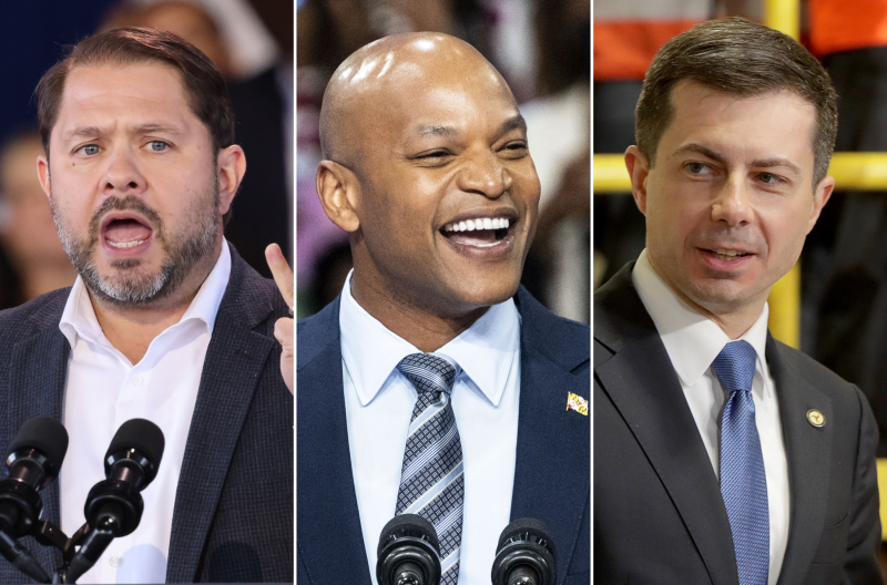 Ruben Gallego, Wes Moore, Pete Buttigieg