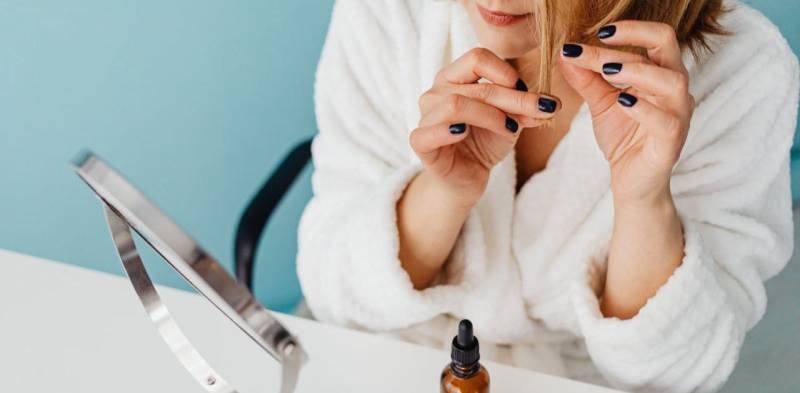 Applicazione sui capelli
