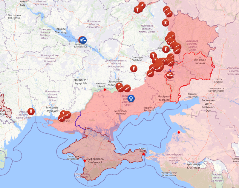 mappa ucraina