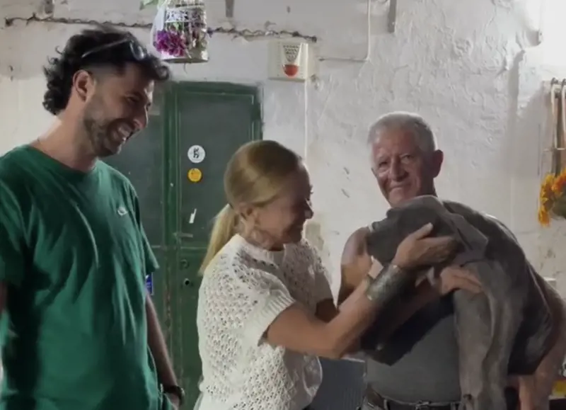 Meloni in Puglia, visita a sorpresa a un allevamento di cani