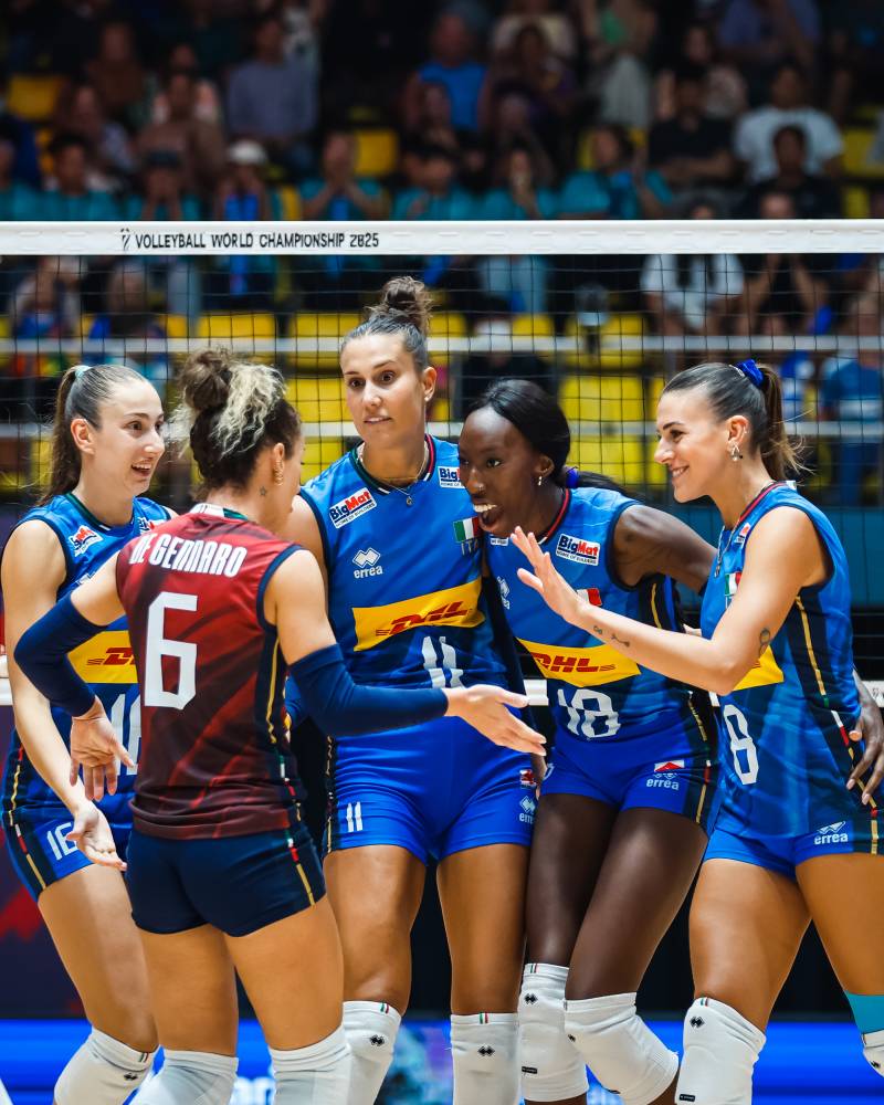 Italvolley, debutto vincente ai Mondiali: 3-0 con la Slovacchia e 30esima vittoria di fila